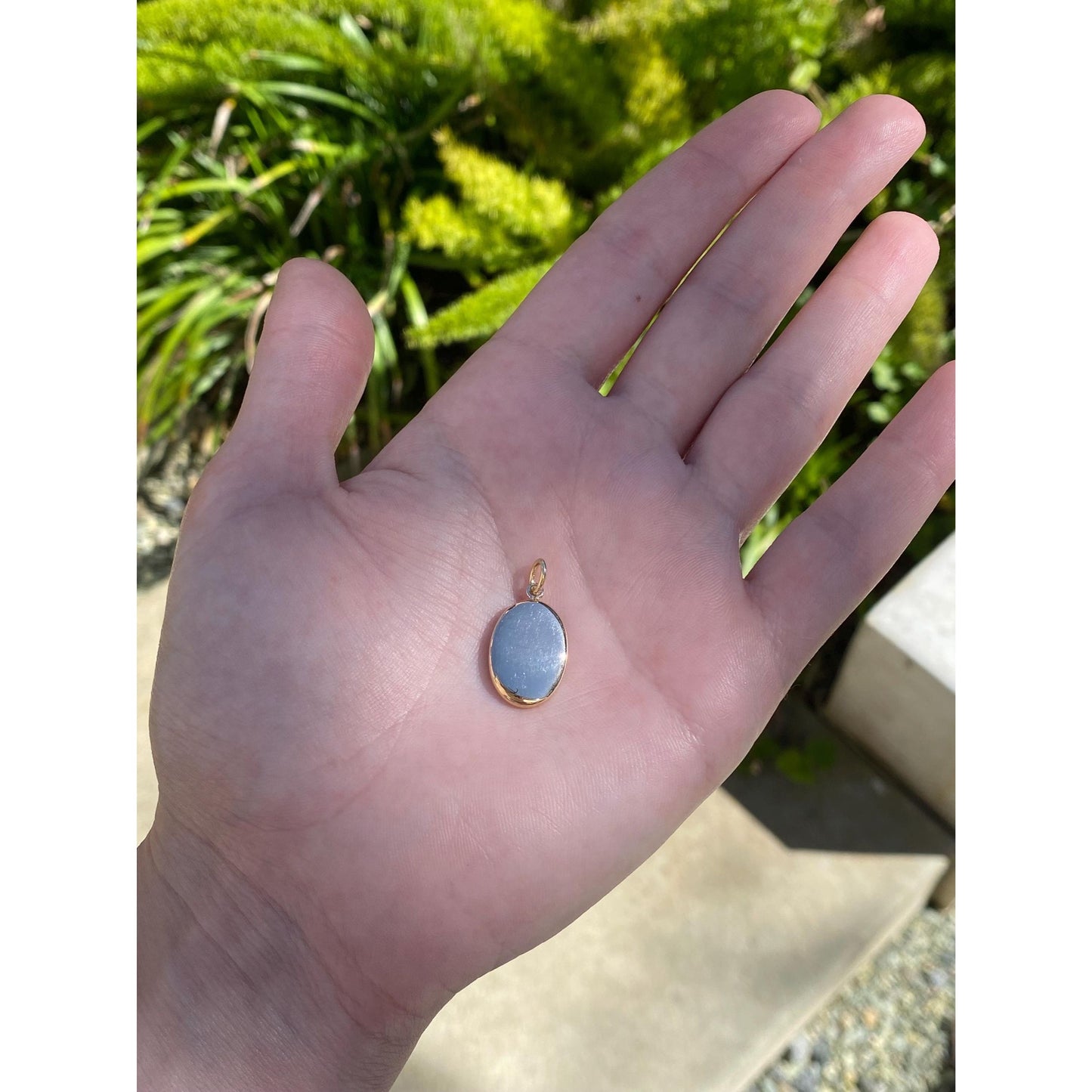 Vintage Solid 18k Rosey Gold Cufflink Conversion Charm