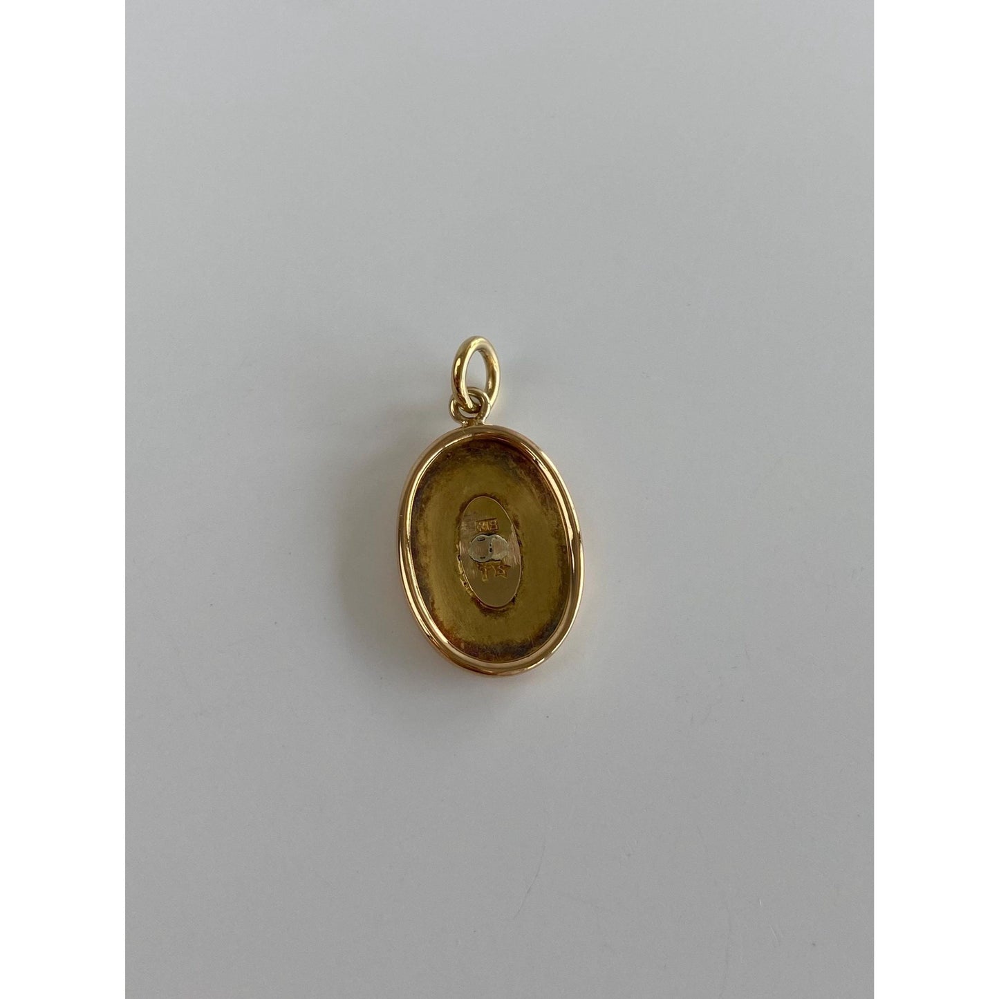 Vintage Solid 18k Rosey Gold Cufflink Conversion Charm