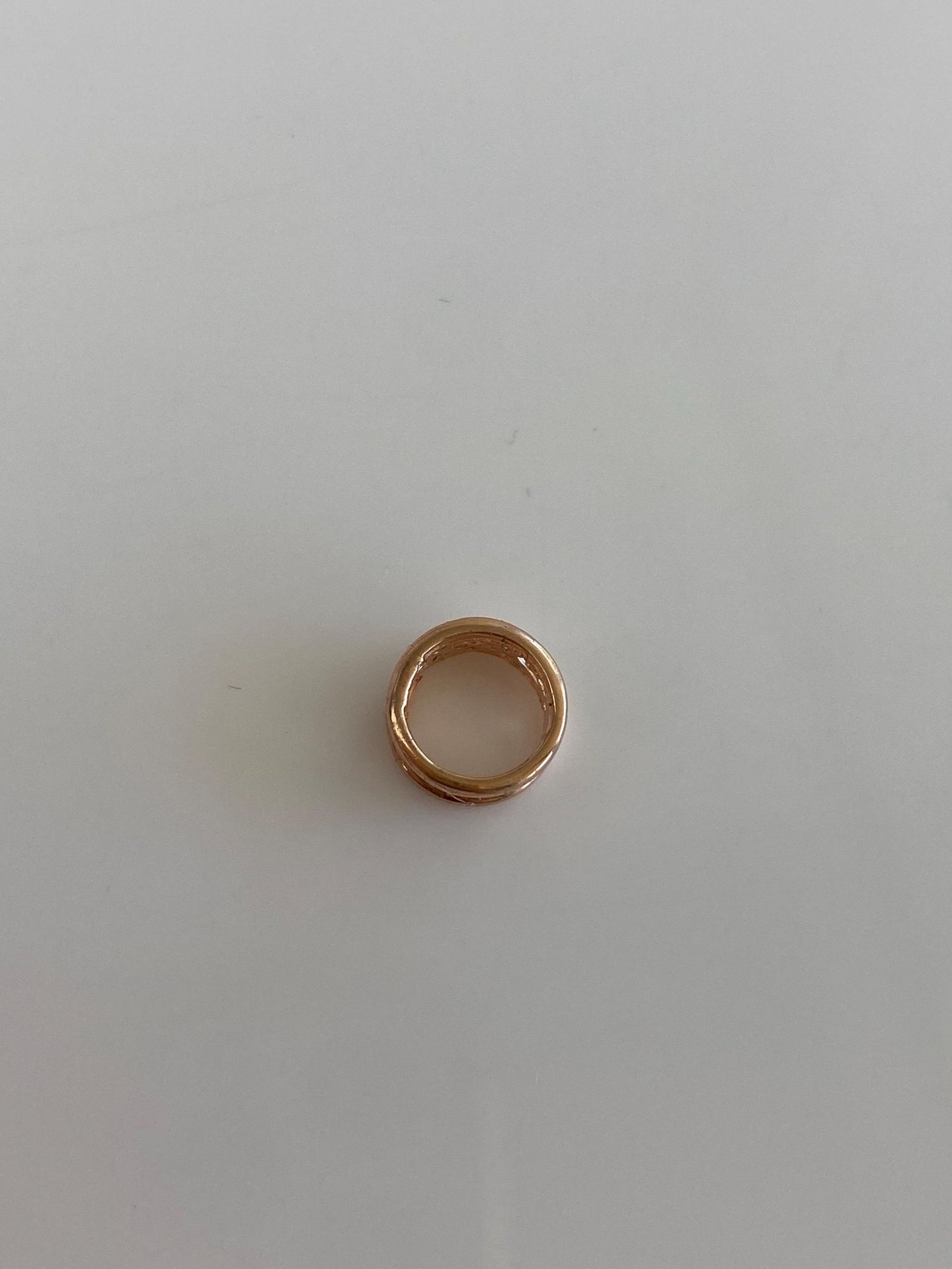 Vintage Solid 14k Rose Gold Filigree Charm