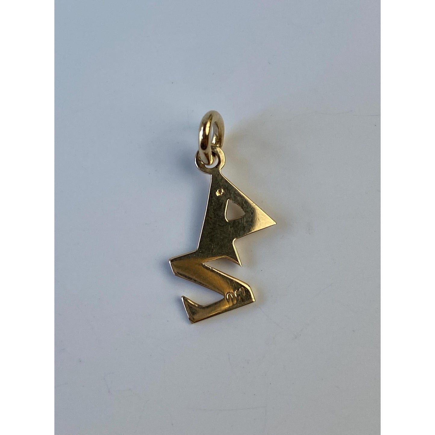 Vintage Solid 10k Yellow Gold Fraternity Charm