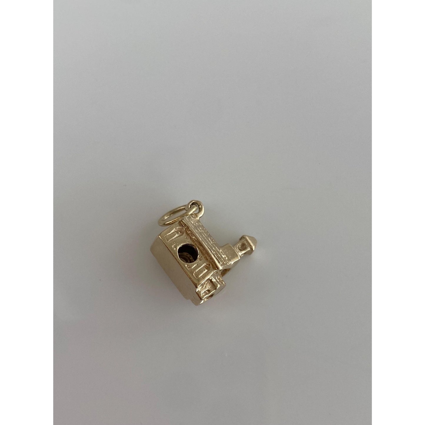 Vintage Solid 14k Yellow Gold Chapel Church Charm