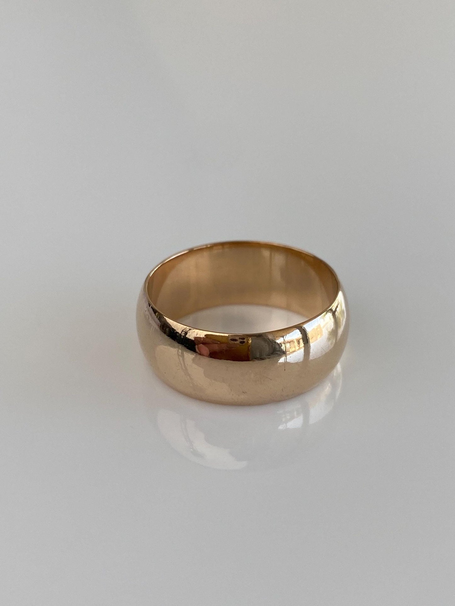 Vintage Solid 10k Yellow Gold Ring Band - Size 8.5