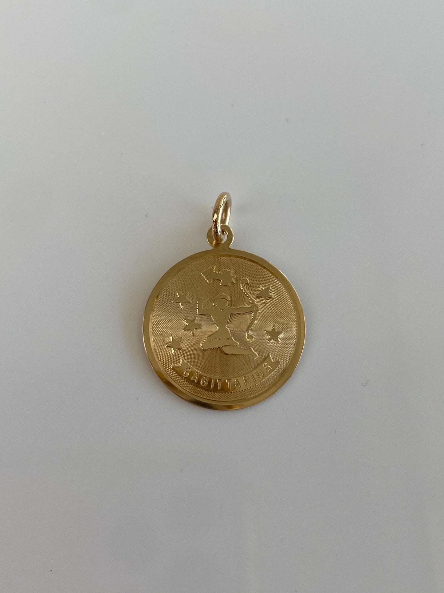 Vintage Solid 14k Yellow Gold Sagittarius Charm