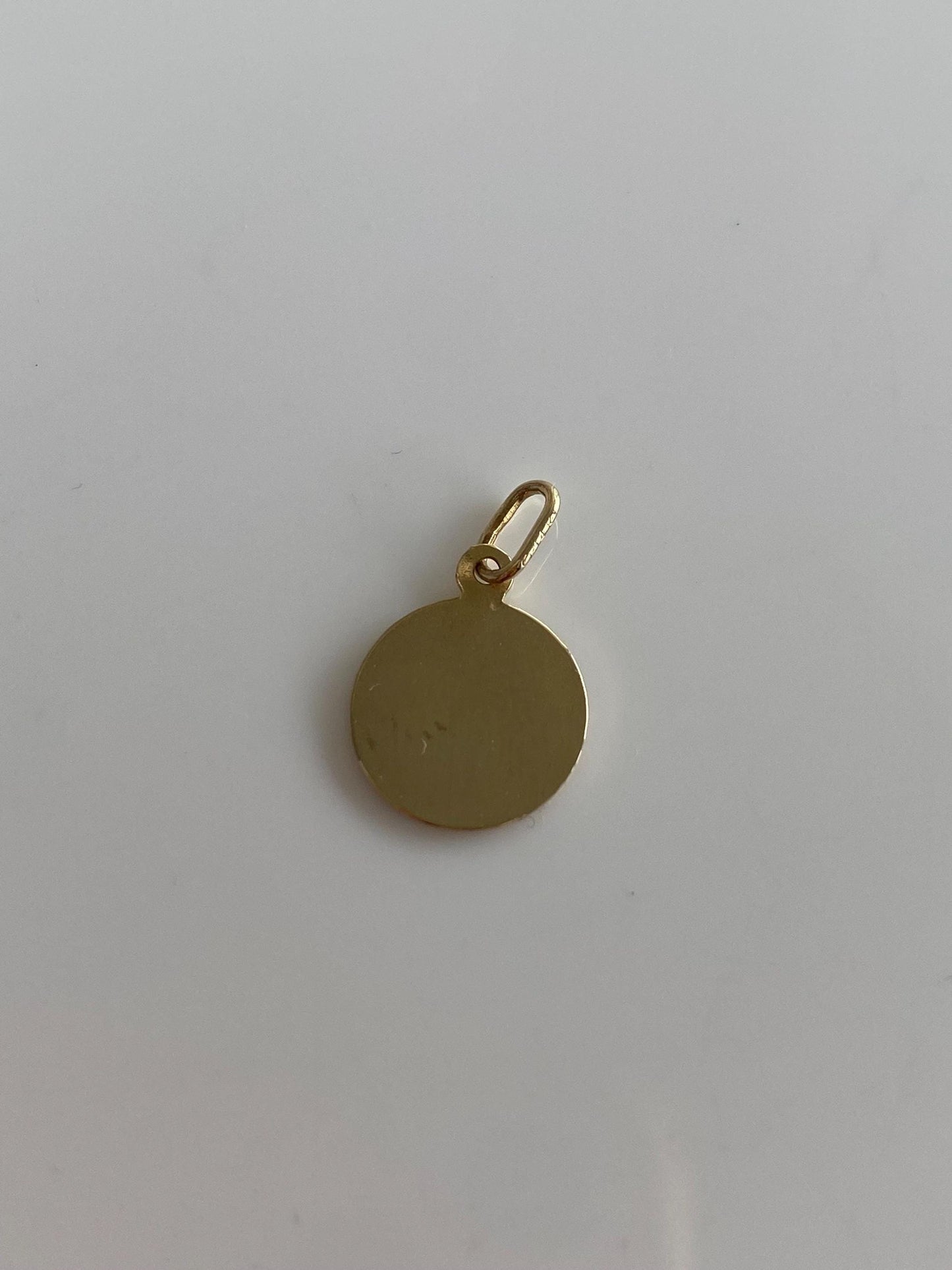 Vintage Solid 14k Yellow Gold Cherub Charm