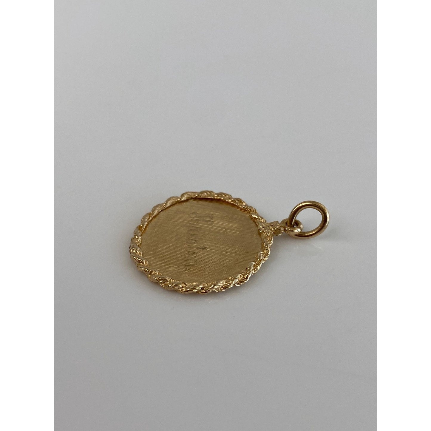 Solid 14k Yellow Gold 1985 Name Kristin Charm