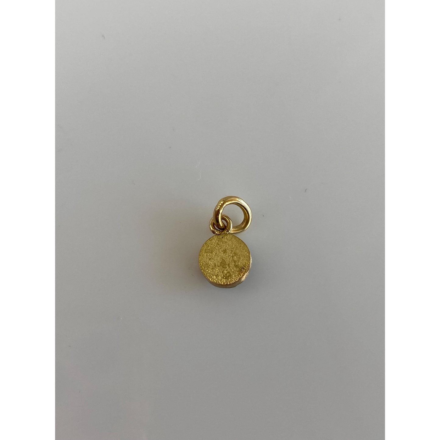 Vintage Solid 18k Yellow Gold Opal Charm