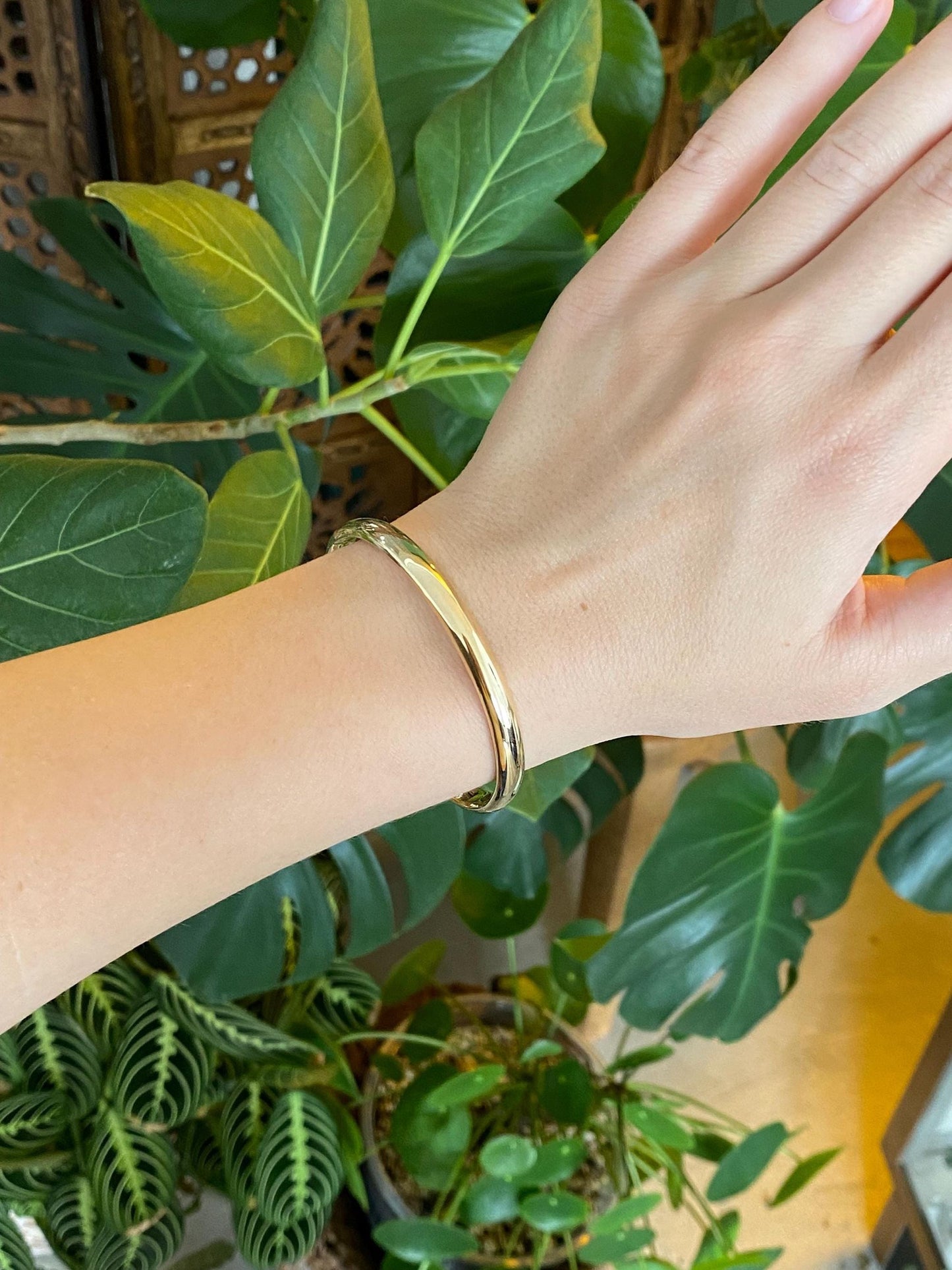 Vintage 14k Yellow Gold Bracelet - 6.75 Inches