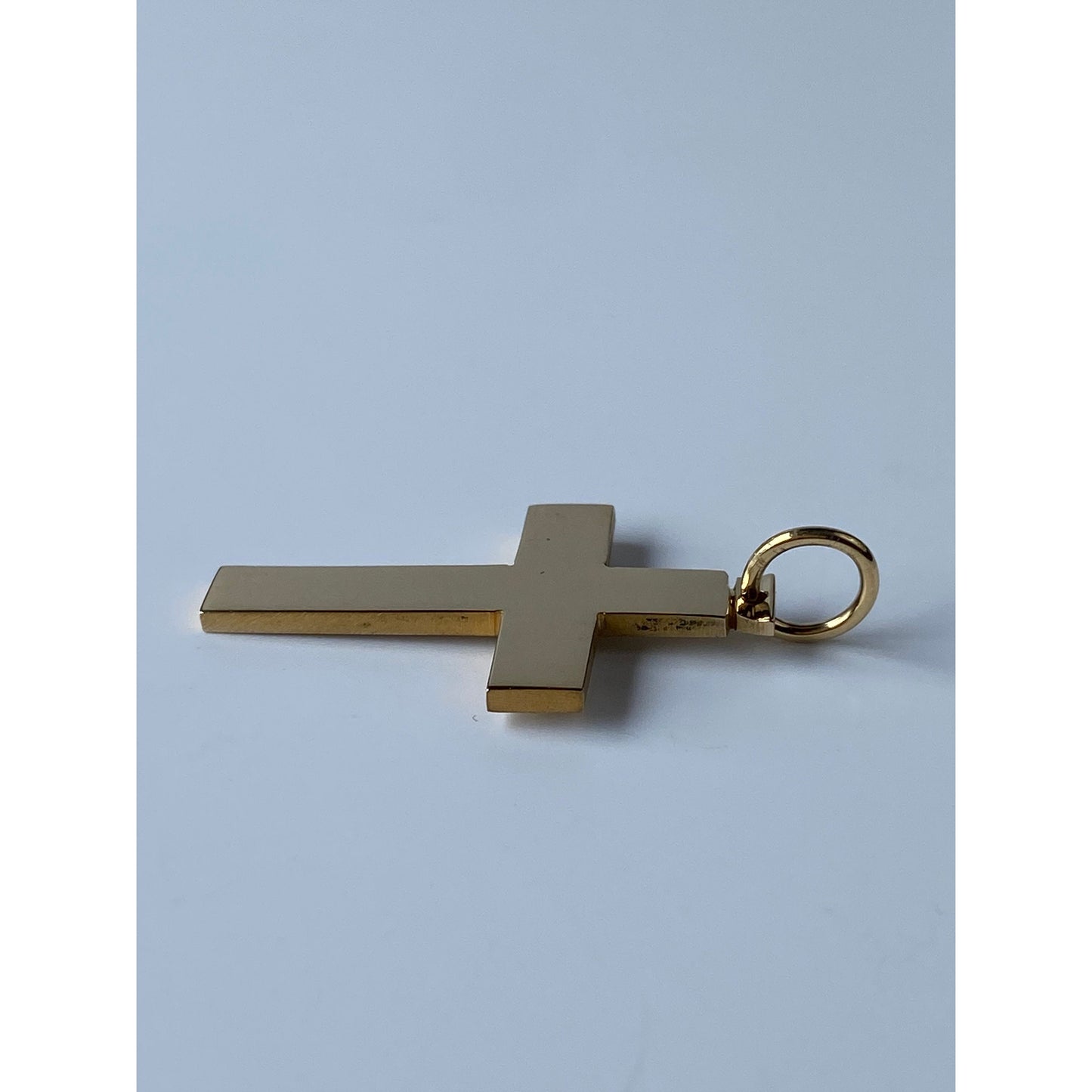 Vintage Solid 14k Yellow Gold Cross Charm