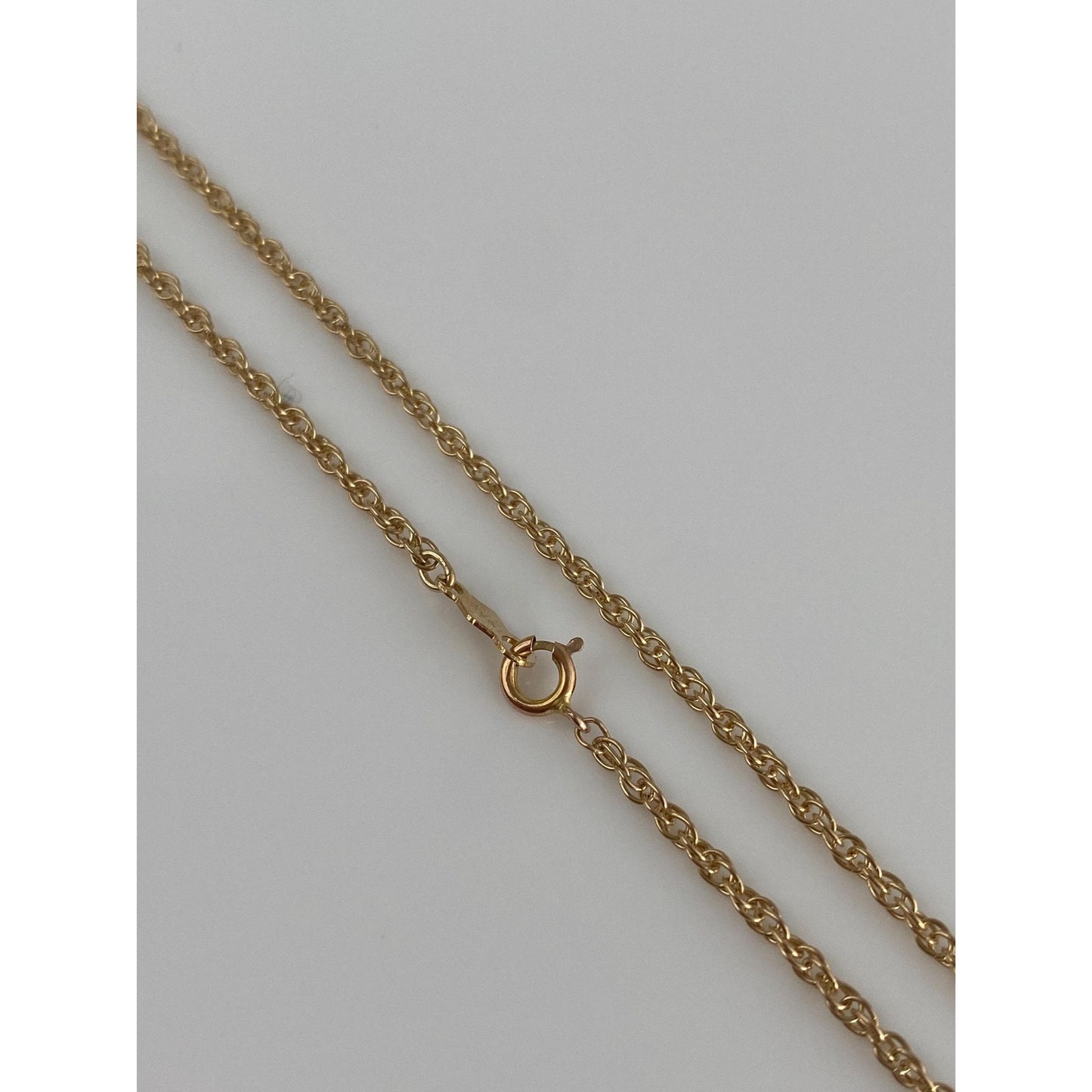 Vintage Solid 14k Yellow Gold Chain Necklace - 22.25 inches