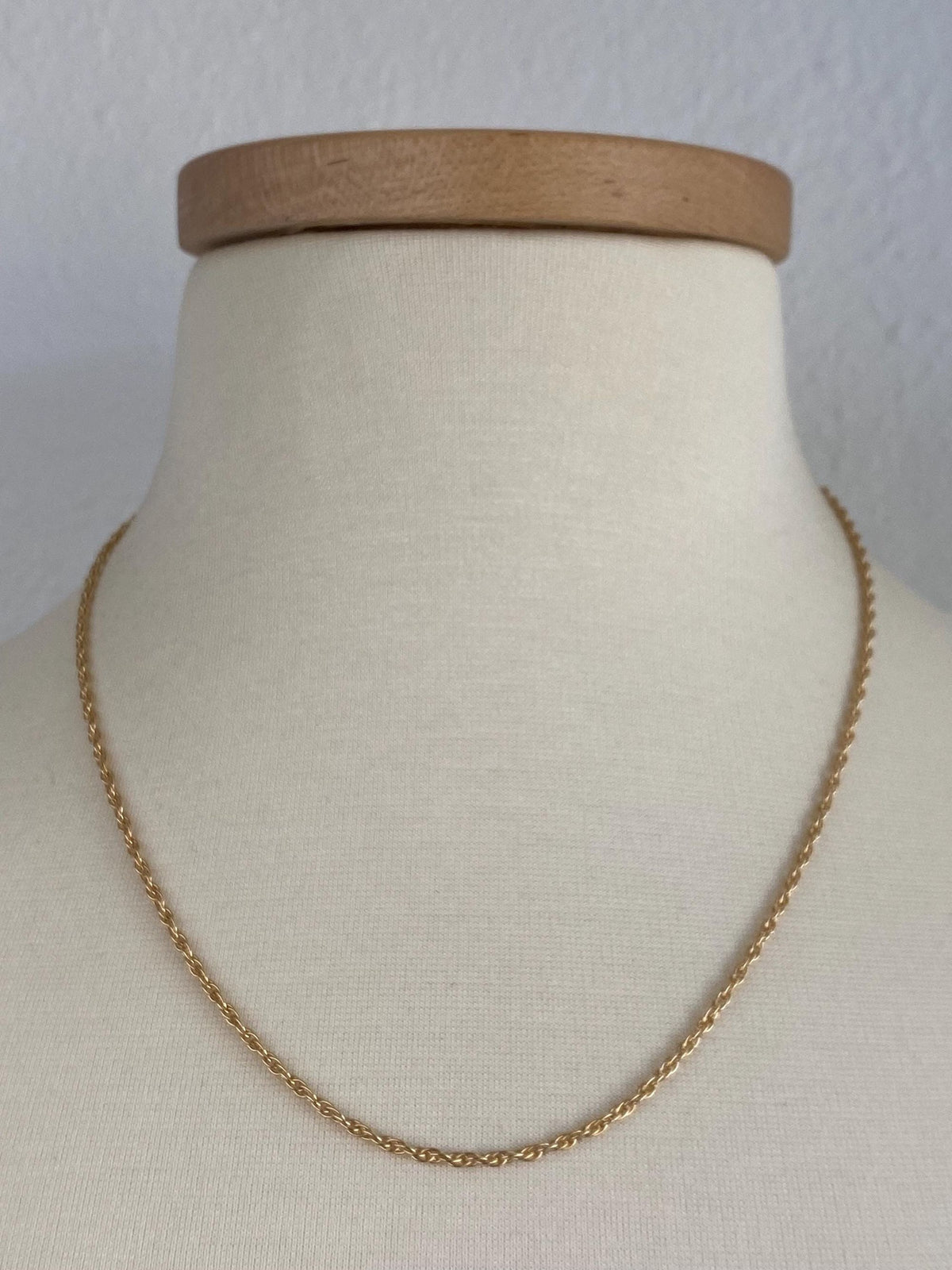 Vintage Solid 14k Yellow Gold Chain Necklace - 20 inches