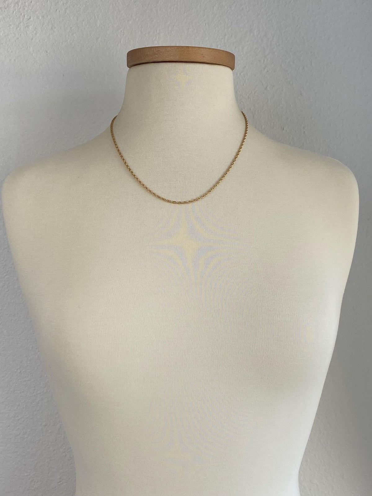 Vintage Solid 14k Yellow Gold Chain Necklace - 20 inches
