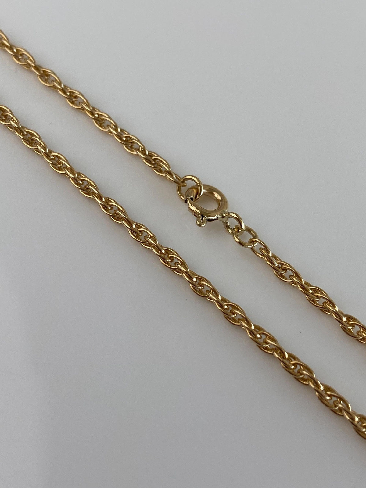 Vintage Solid 14k Yellow Gold Chain Necklace - 20 inches