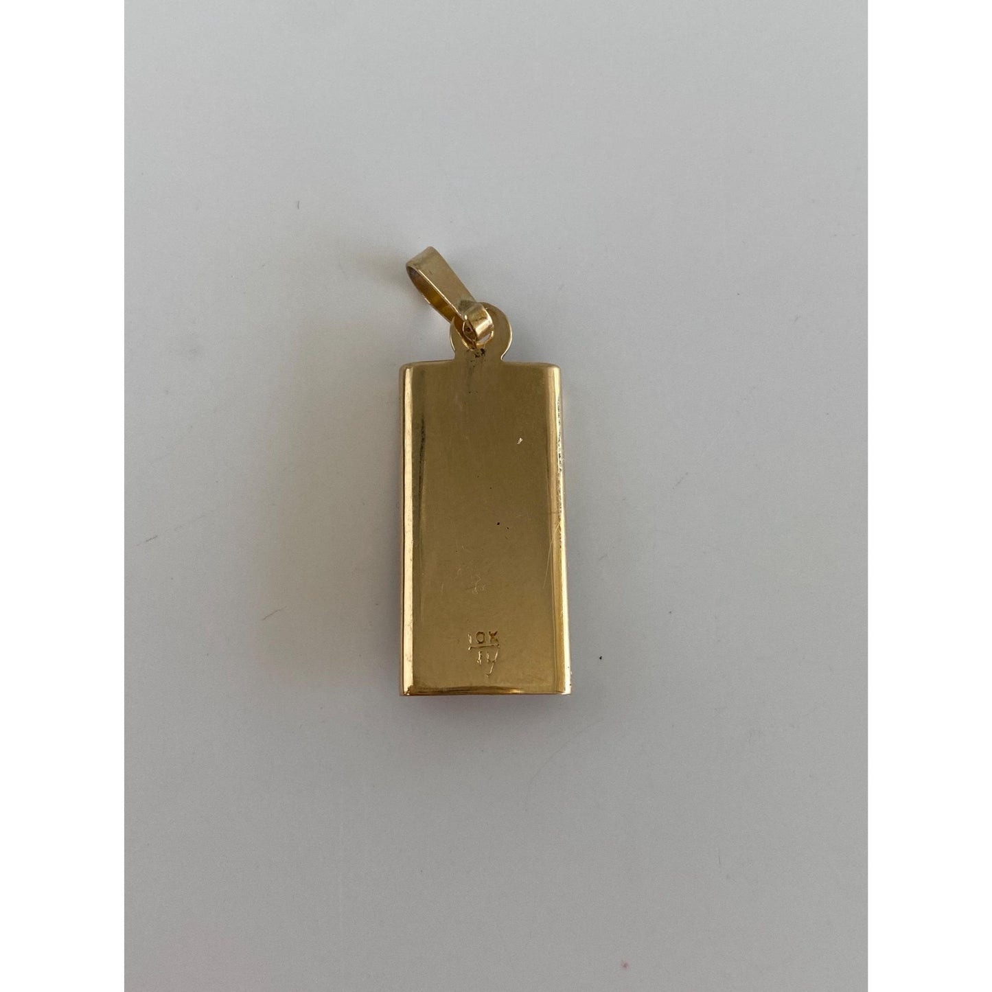 Vintage Solid 10k Yellow Gold Art Nouveau Lady Charm