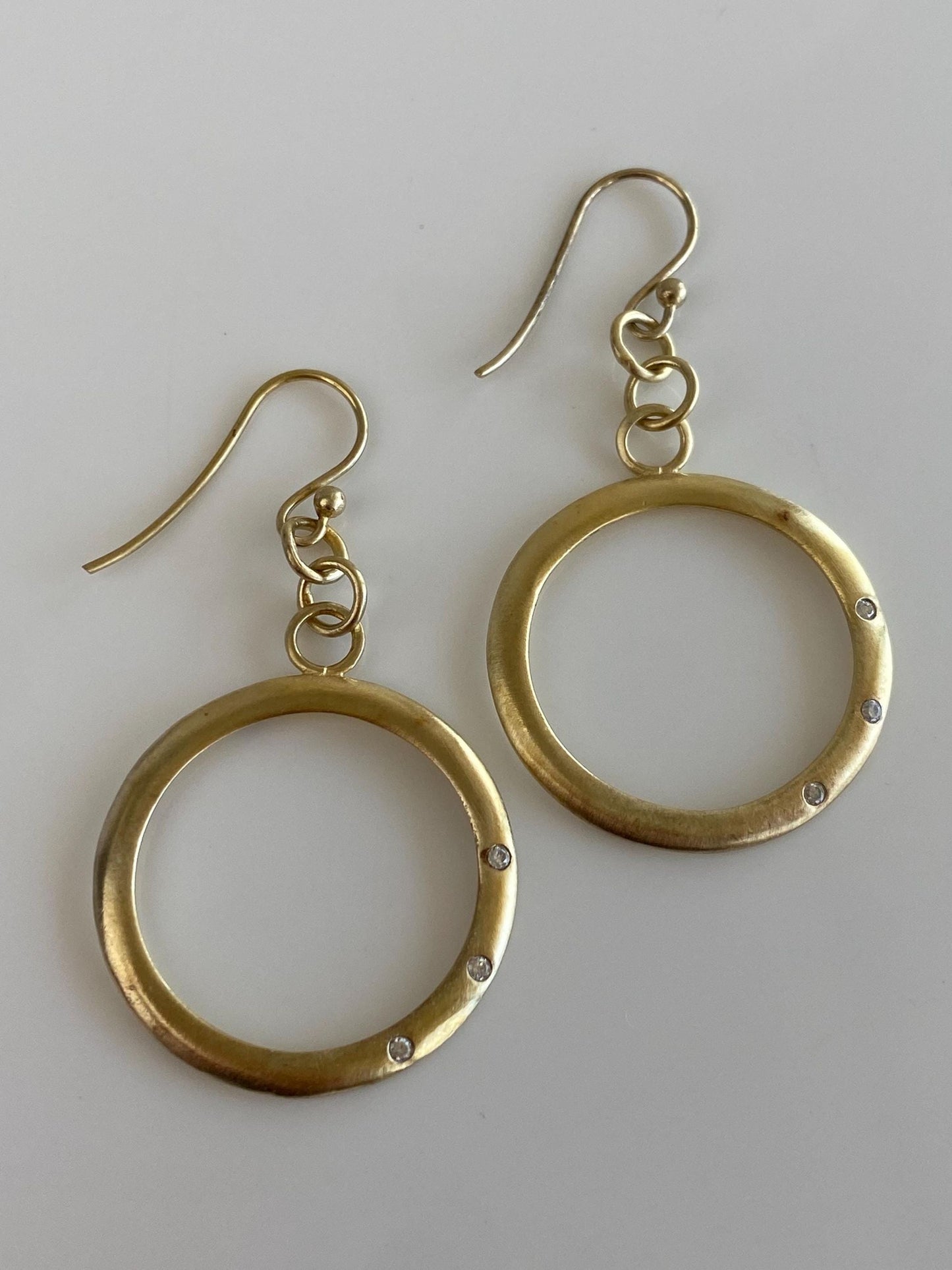 Vintage Solid Sterling Silver Plated Dangle Earrings