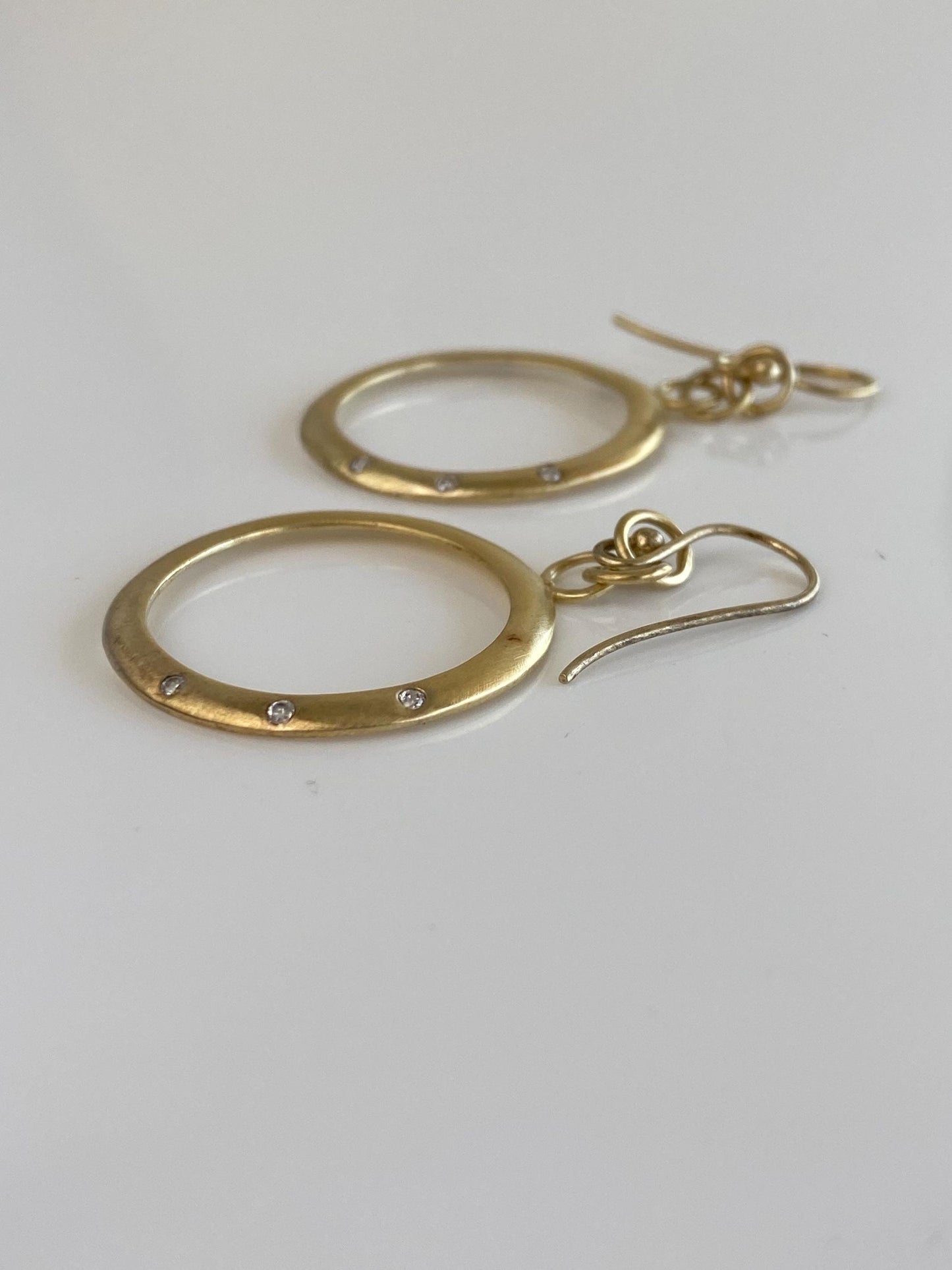 Vintage Solid Sterling Silver Plated Dangle Earrings