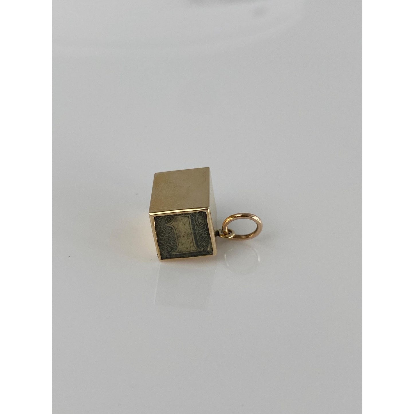 Vintage 14k Yellow Gold Money Box in Emergency Break Glass Charm