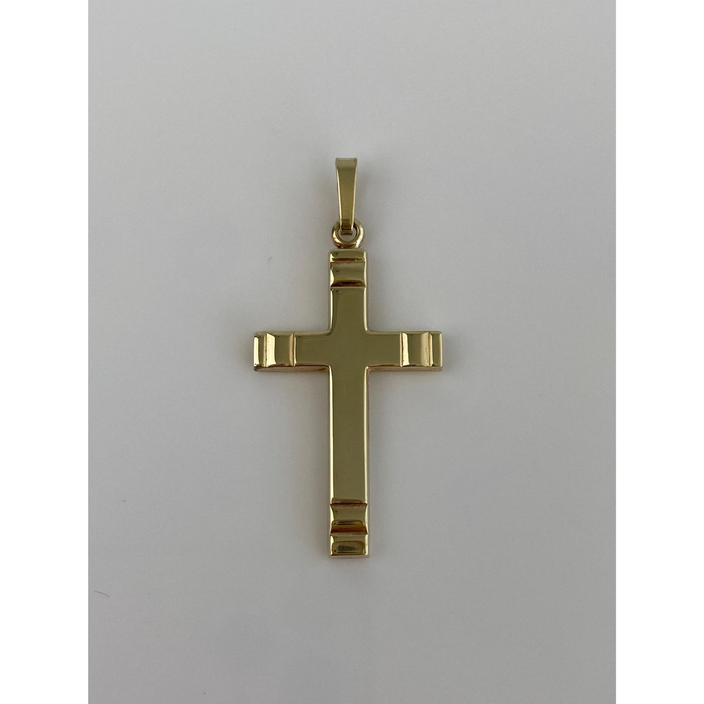 Vintage 14k Yellow Gold Cross Charm