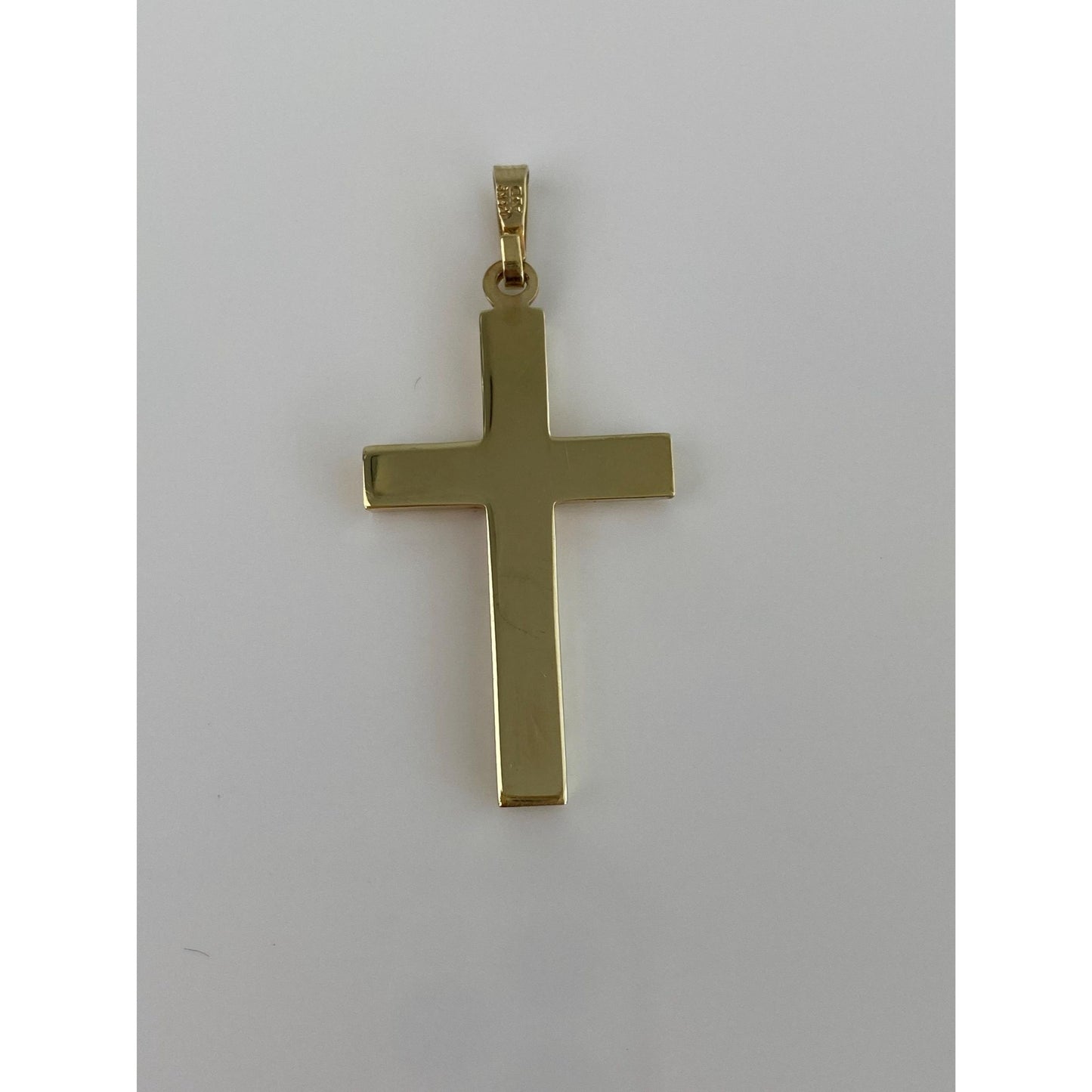 Vintage 14k Yellow Gold Cross Charm
