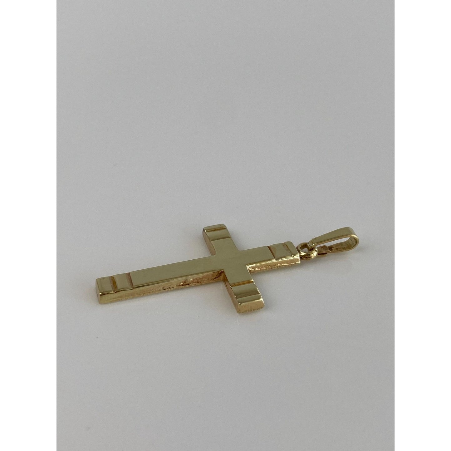 Vintage 14k Yellow Gold Cross Charm