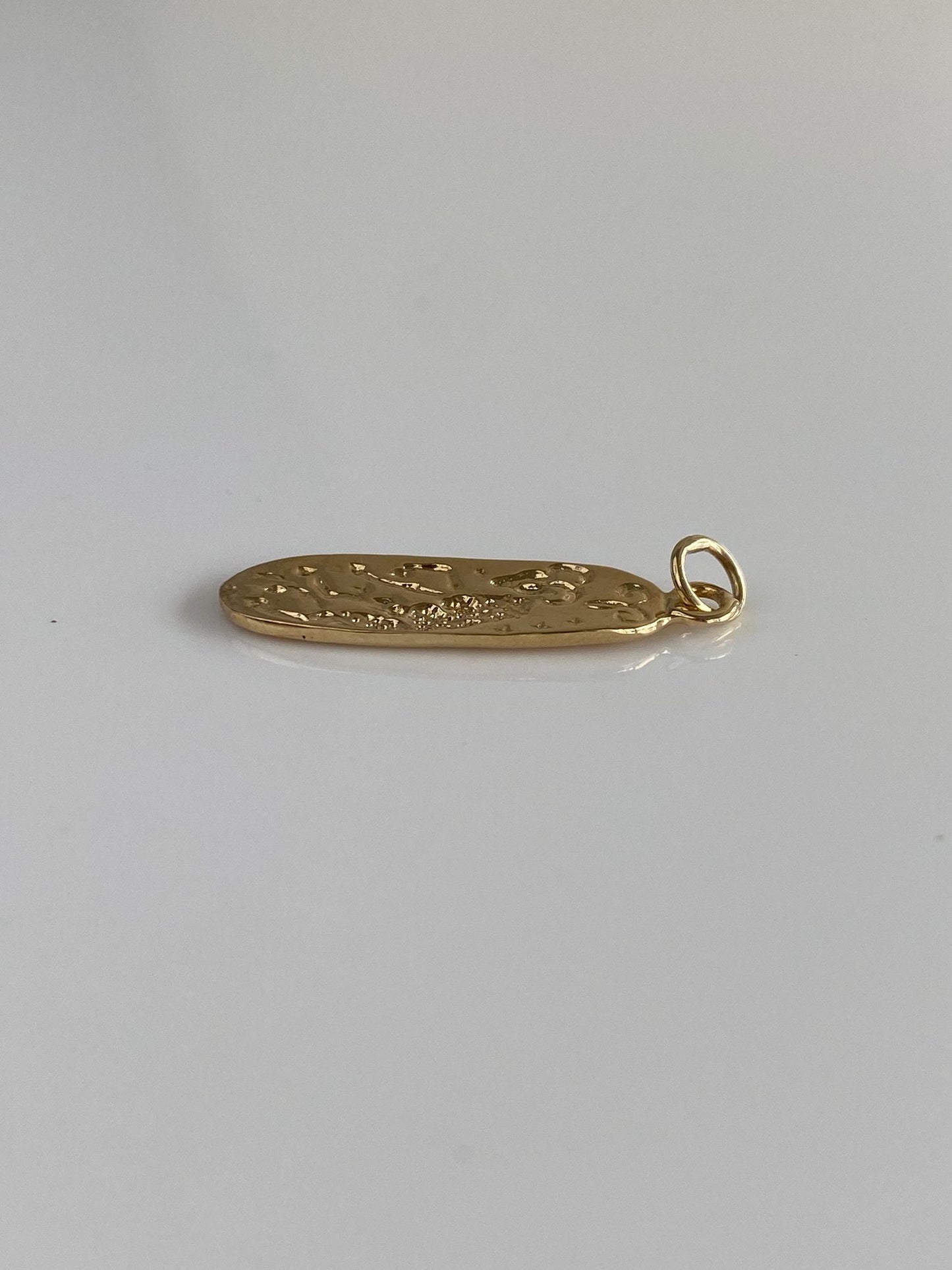 Vintage Solid 14k Yellow Gold Aries Charm