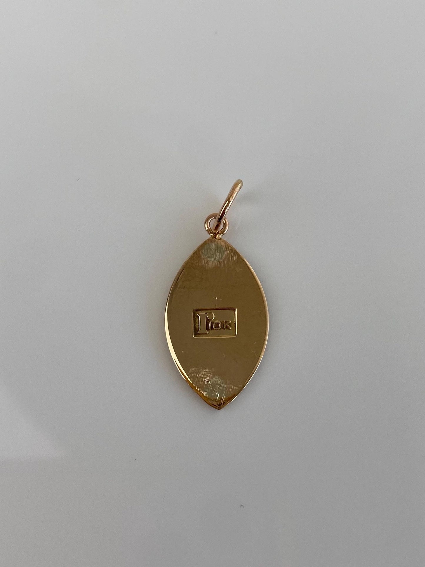 Vintage Solid 10k Yellow Gold Presbyterian Church Charm