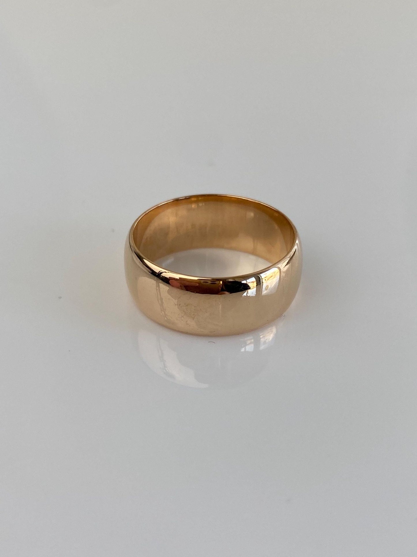 Vintage Solid 14k Yellow Gold Ring Band - Size 6.5