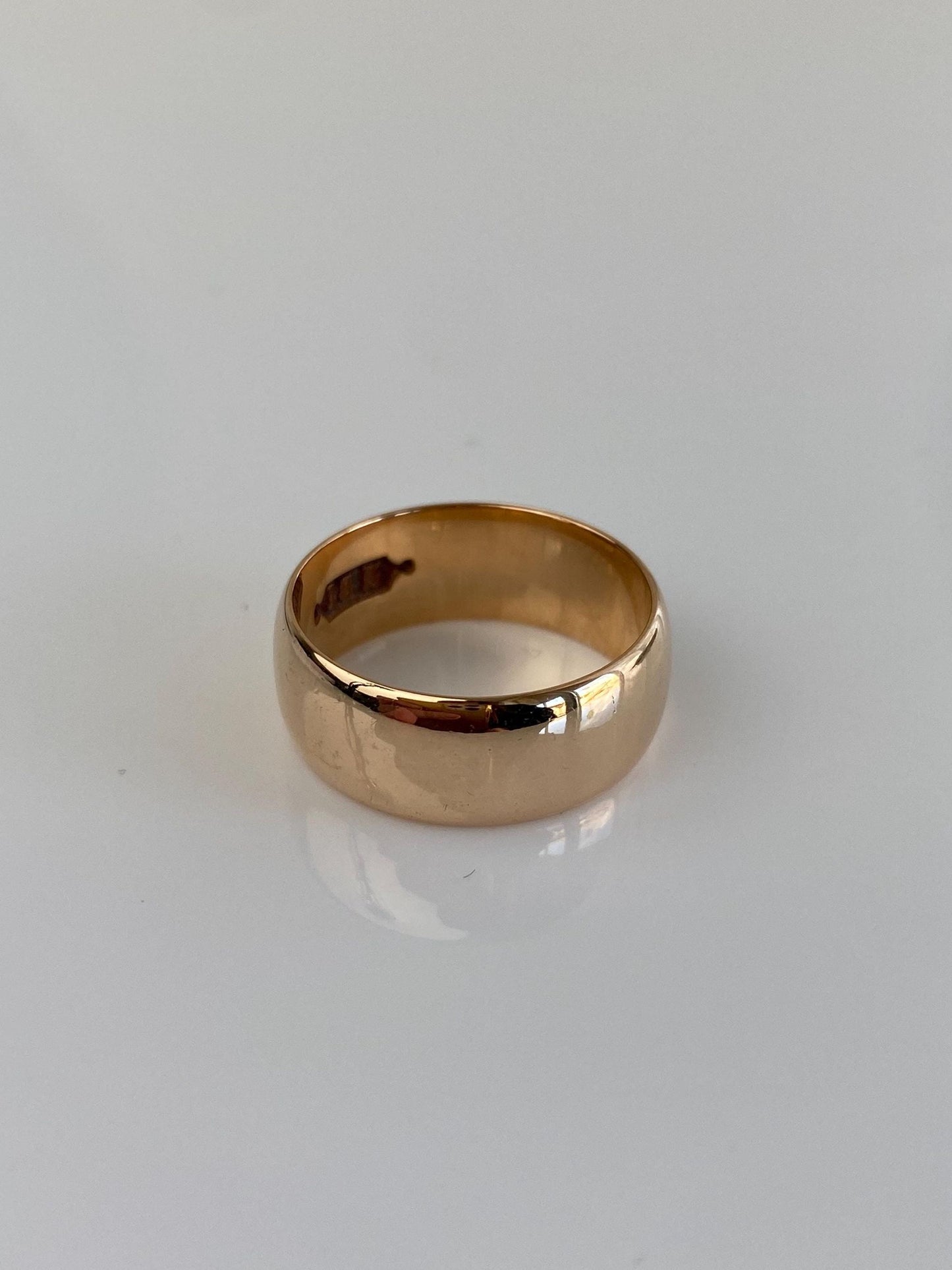 Vintage Solid 14k Yellow Gold Ring Band - Size 6.5