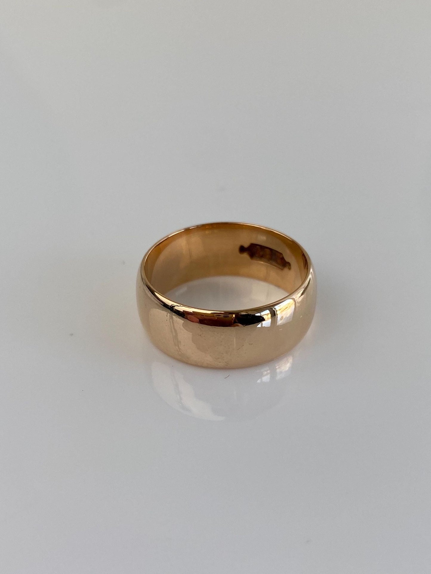 Vintage Solid 14k Yellow Gold Ring Band - Size 6.5