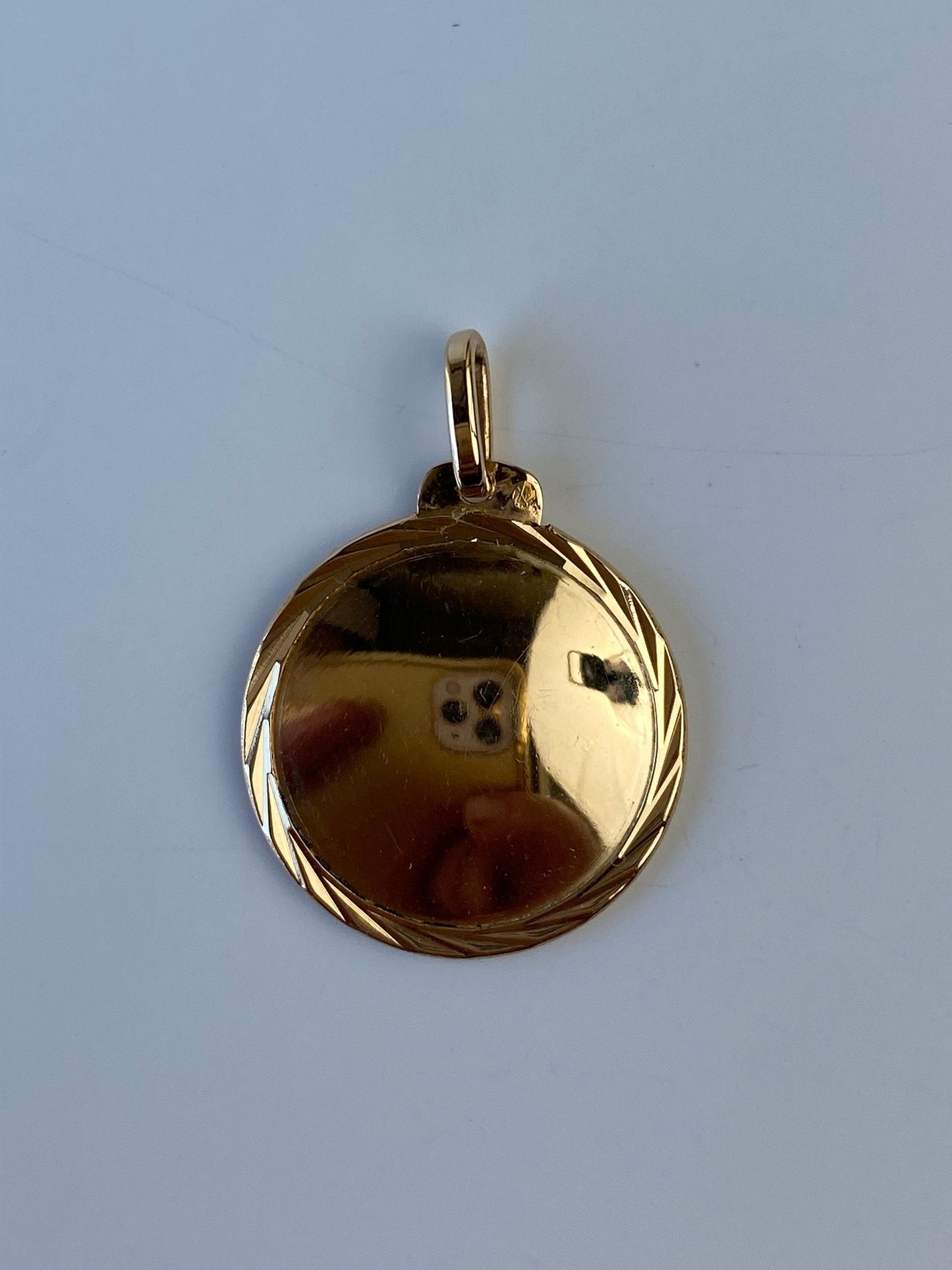 Vintage Solid 14k Yellow Gold Large Virgo Zodiac Charm