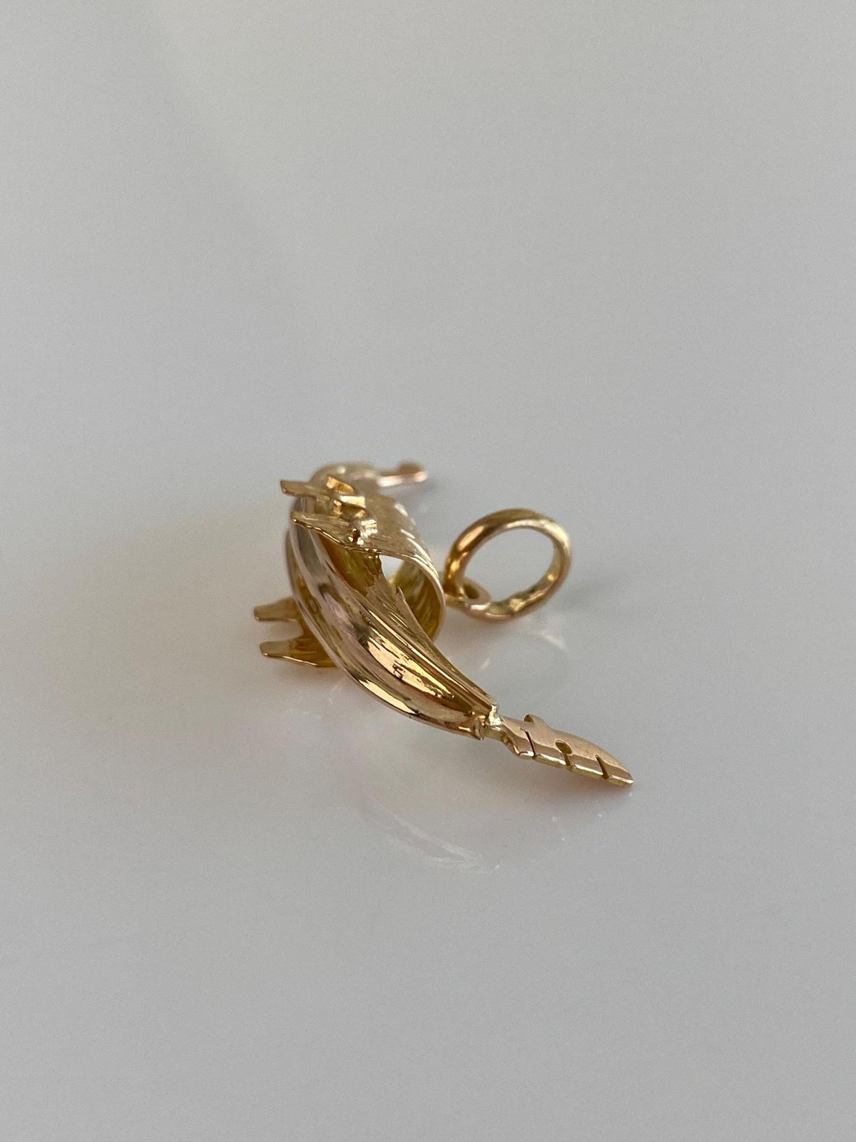 Vintage Solid 18k Yellow Gold Gondola Charm