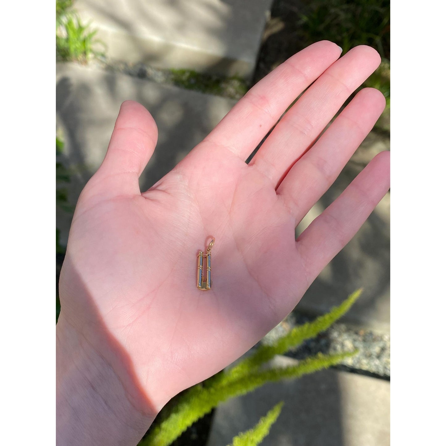 Vintage Solid 14k Yellow Gold Articulated Nut Cracker Charm