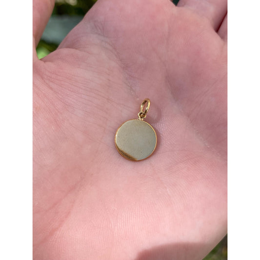 Vintage Solid 23k Yellow Gold Tie Tack Conversion Charm