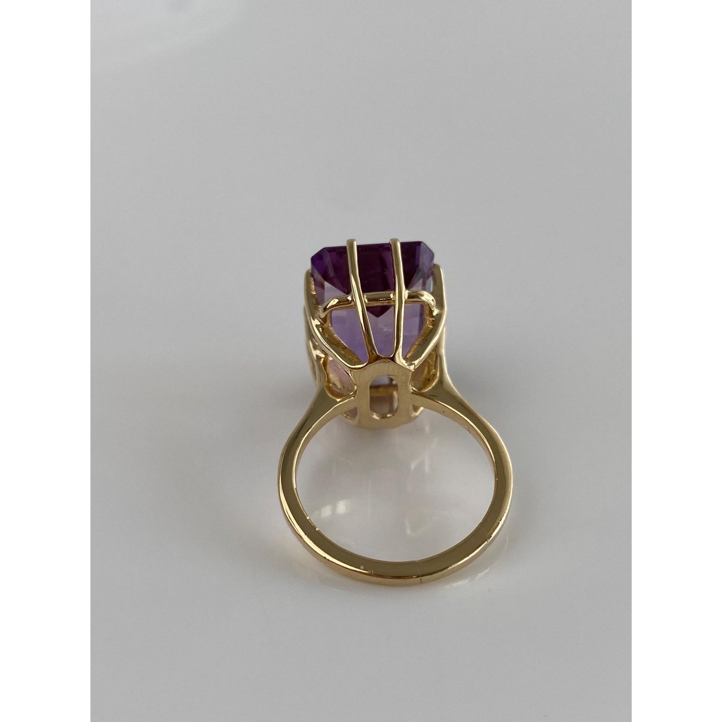 Vintage Solid 14k Yellow Gold Ametrine Ring - Size 5.75