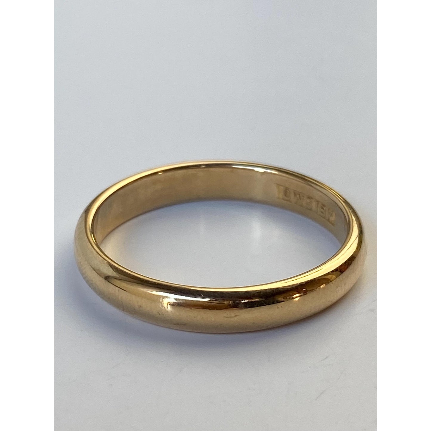 Vintage Solid 18k Yellow Gold Ring Band - Size 10.75