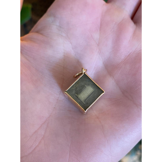 Vintage 14k Rosey Gold Mad Money Box Charm