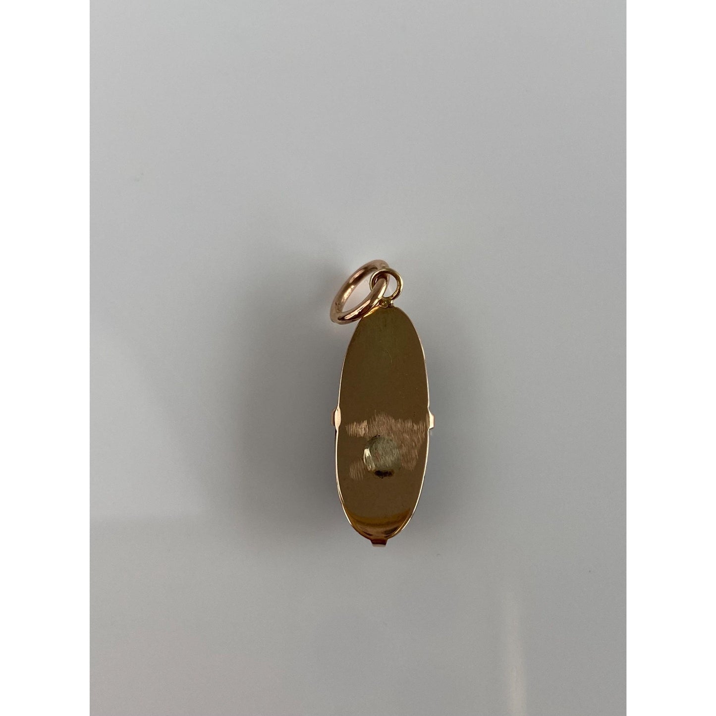 Vintage Solid 10k Yellow Gold Brown Agate Stick Pin Conversion Charm