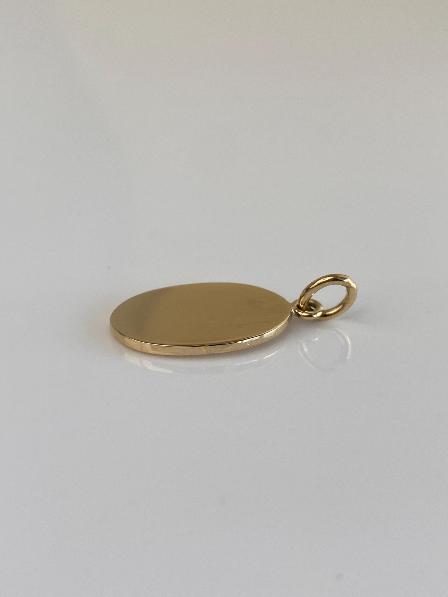 Vintage Solid 14k Yellow Gold Cufflink Conversion Charm