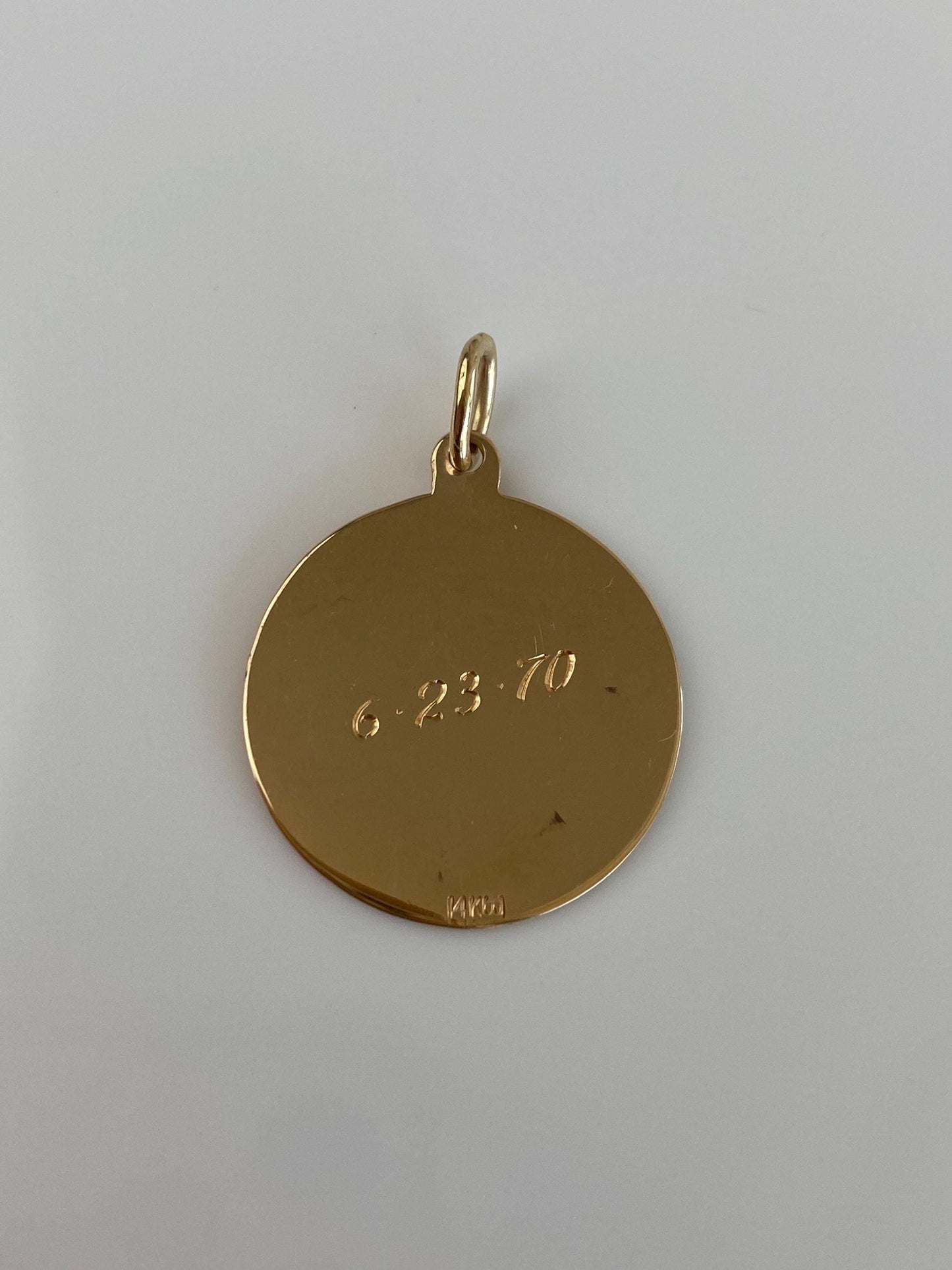 Vintage Solid 14k Yellow Gold Cancer Zodiac Charm