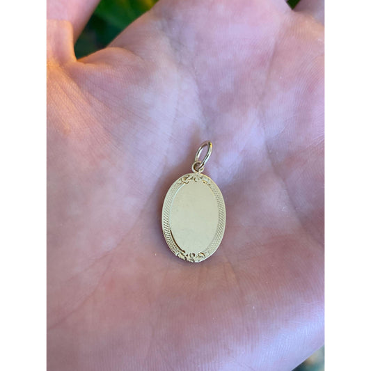 Vintage Solid 10k Yellow Gold Cufflink Conversion Charm