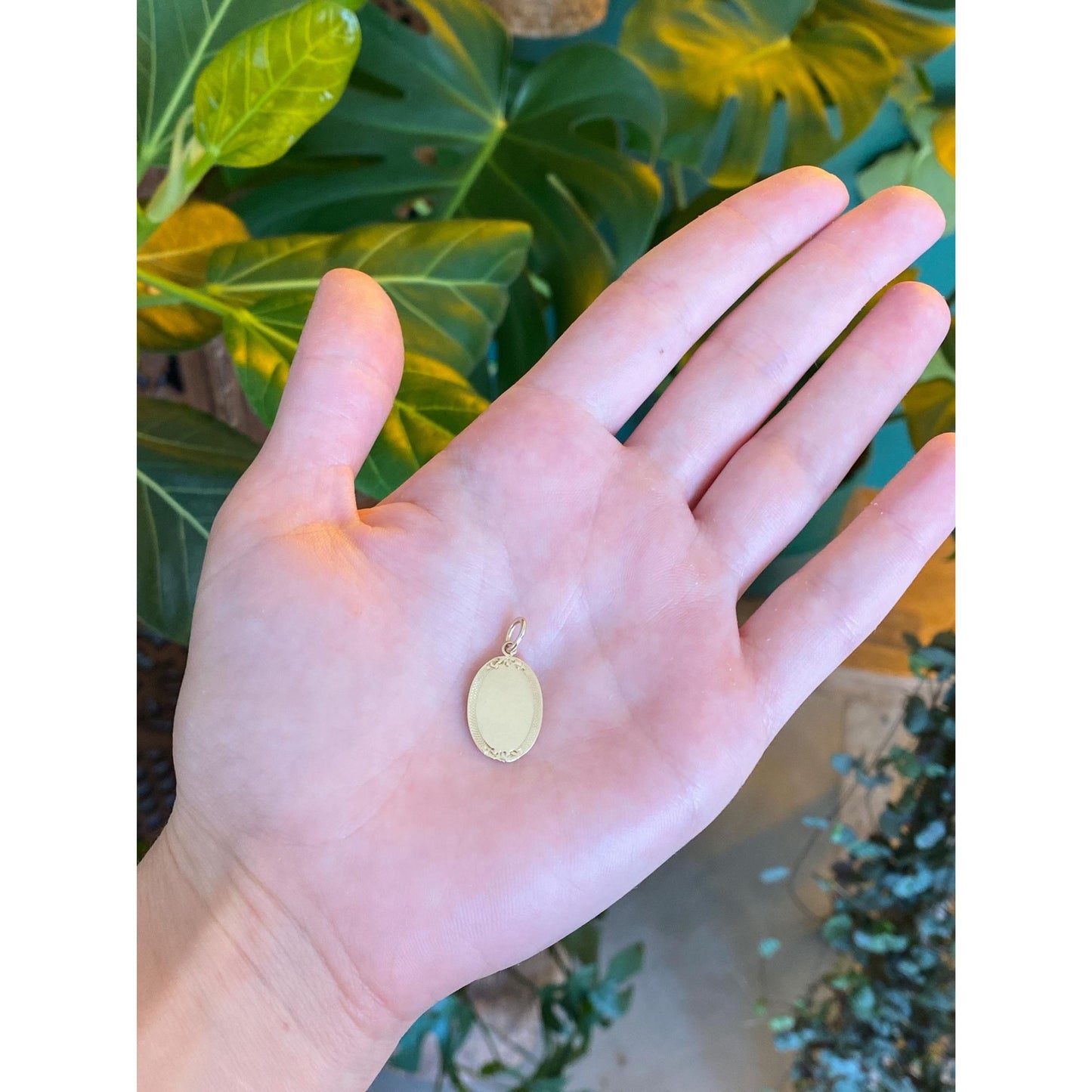 Vintage Solid 10k Yellow Gold Cufflink Conversion Charm