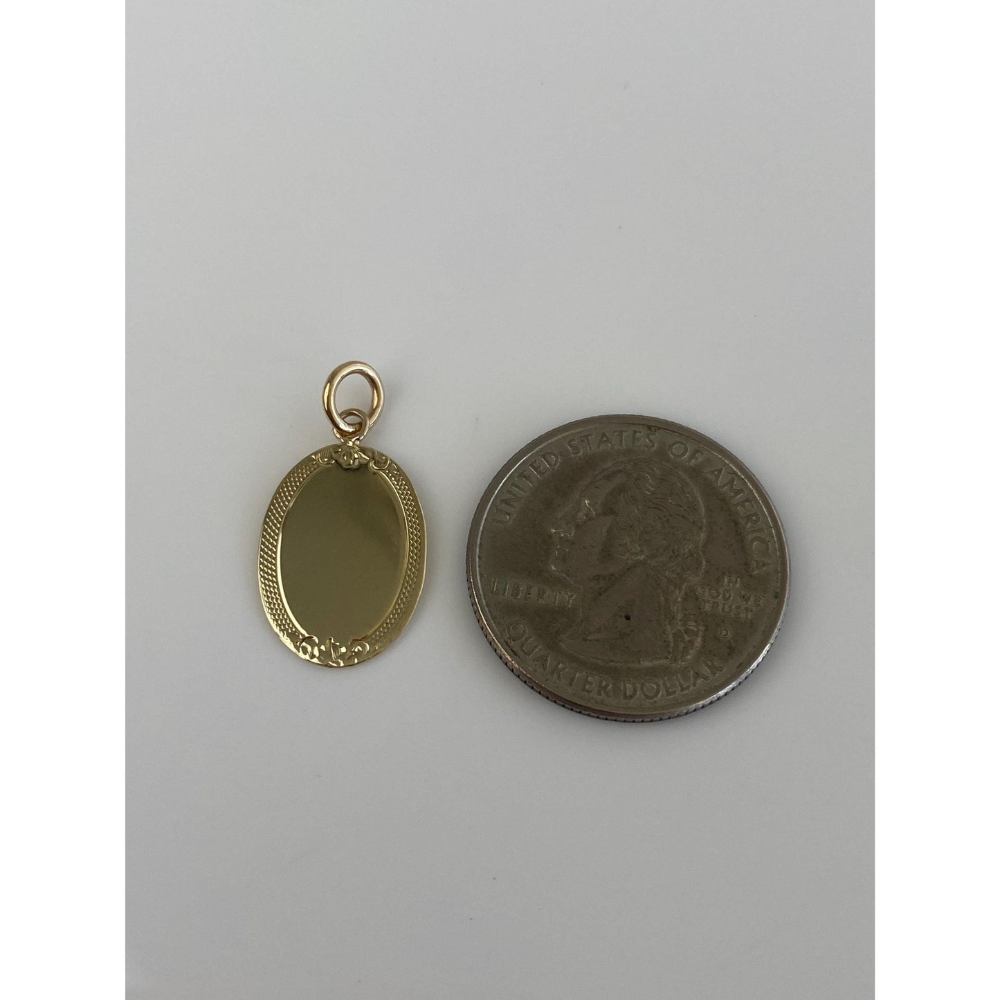 Vintage Solid 10k Yellow Gold Cufflink Conversion Charm