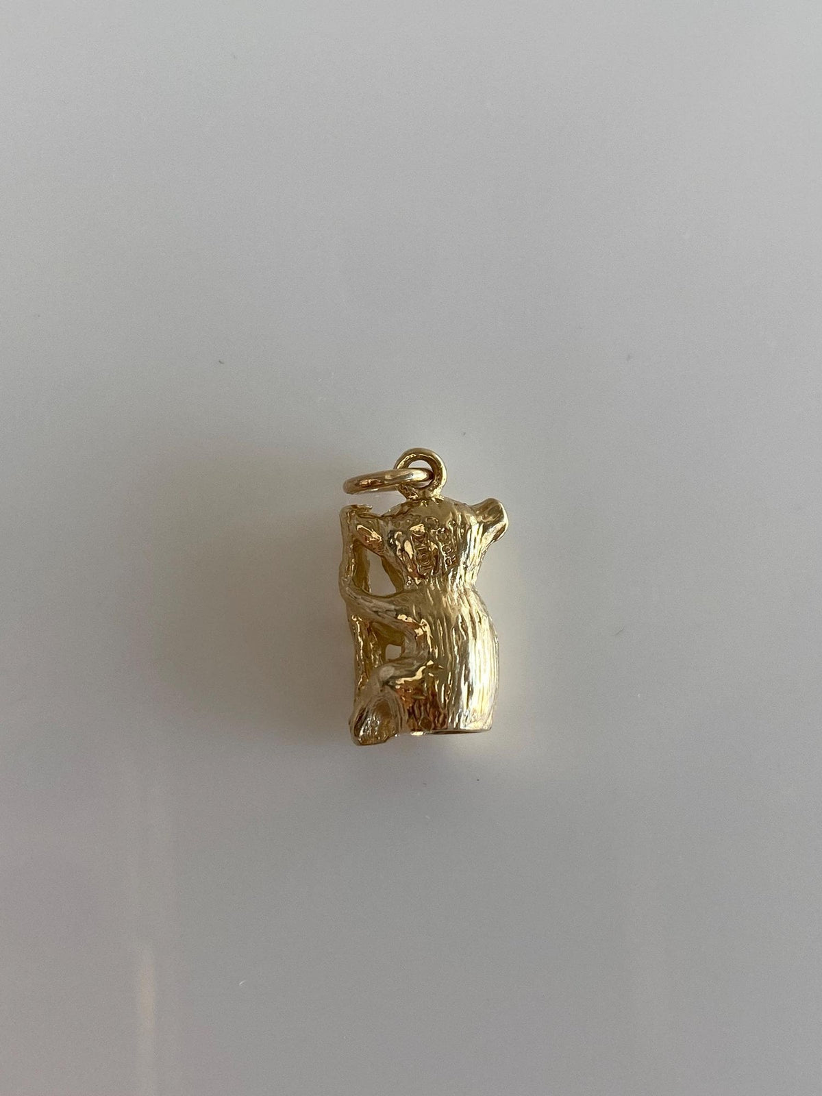 Vintage Solid 10k Yellow Gold Koala Bear Charm
