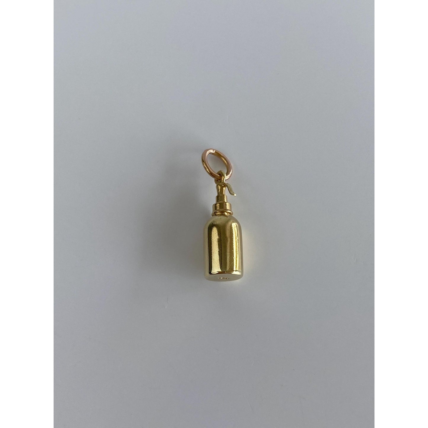 Vintage 14k Yellow Gold Seltzer Water Spritzer Charm