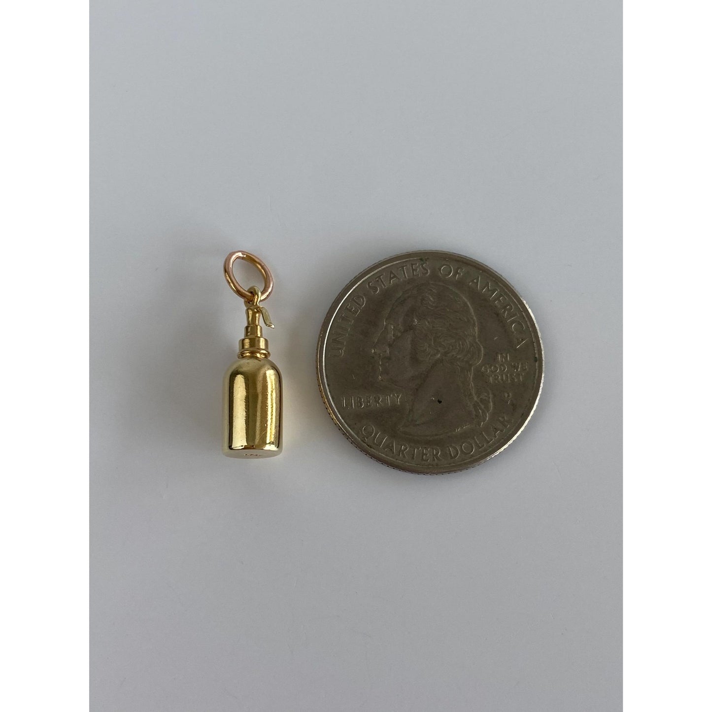 Vintage 14k Yellow Gold Seltzer Water Spritzer Charm