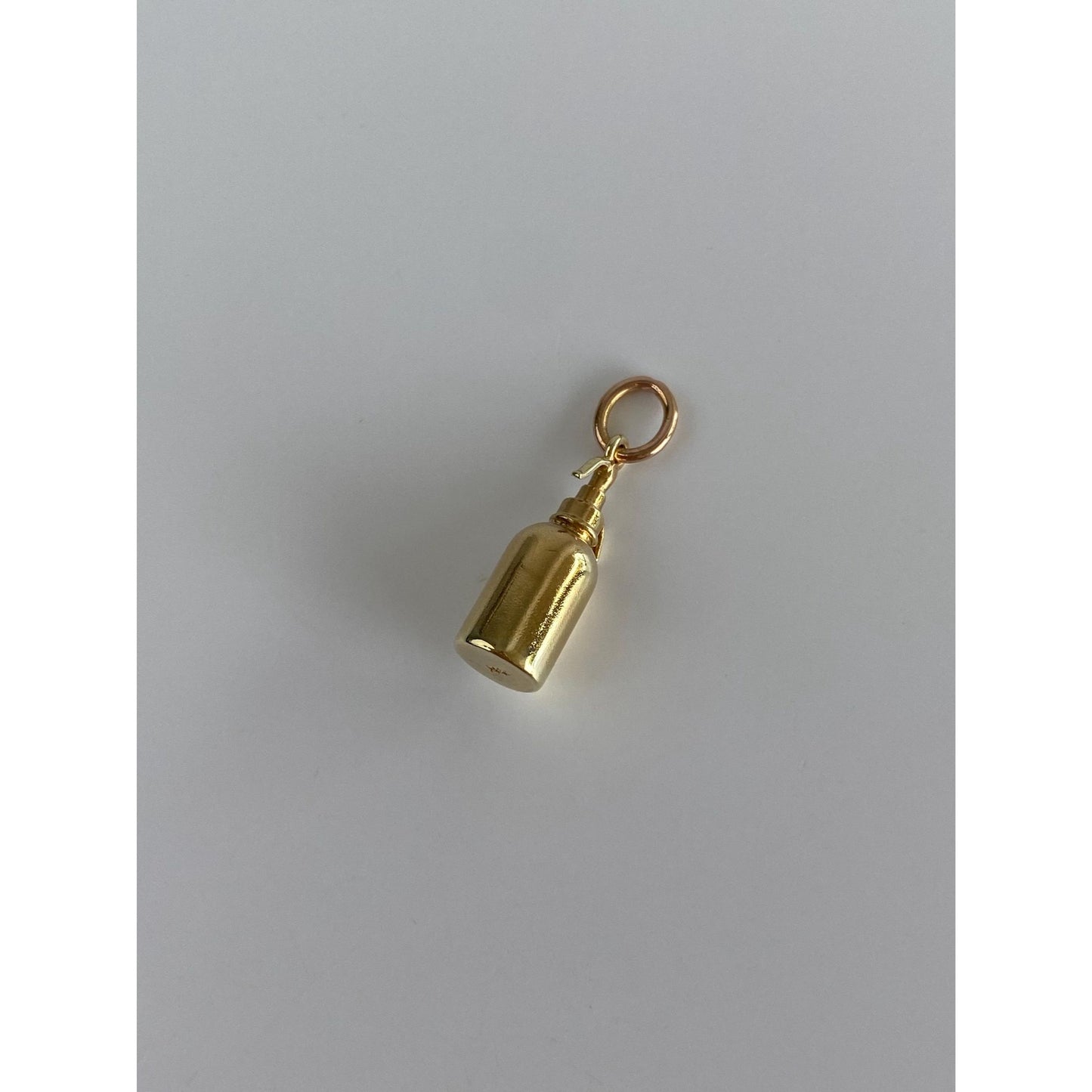 Vintage 14k Yellow Gold Seltzer Water Spritzer Charm