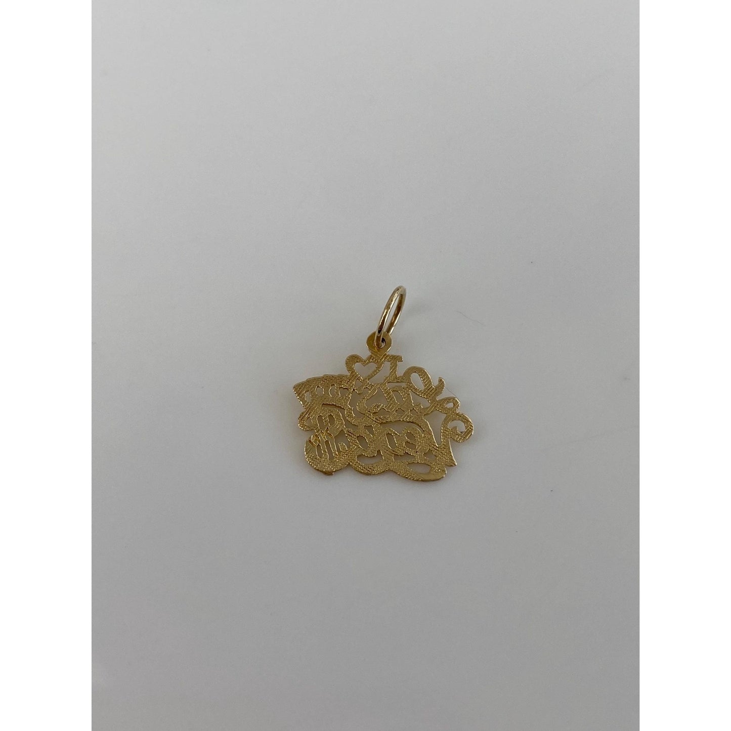 Vintage Solid 14k Yellow Gold Las Vegas Charm