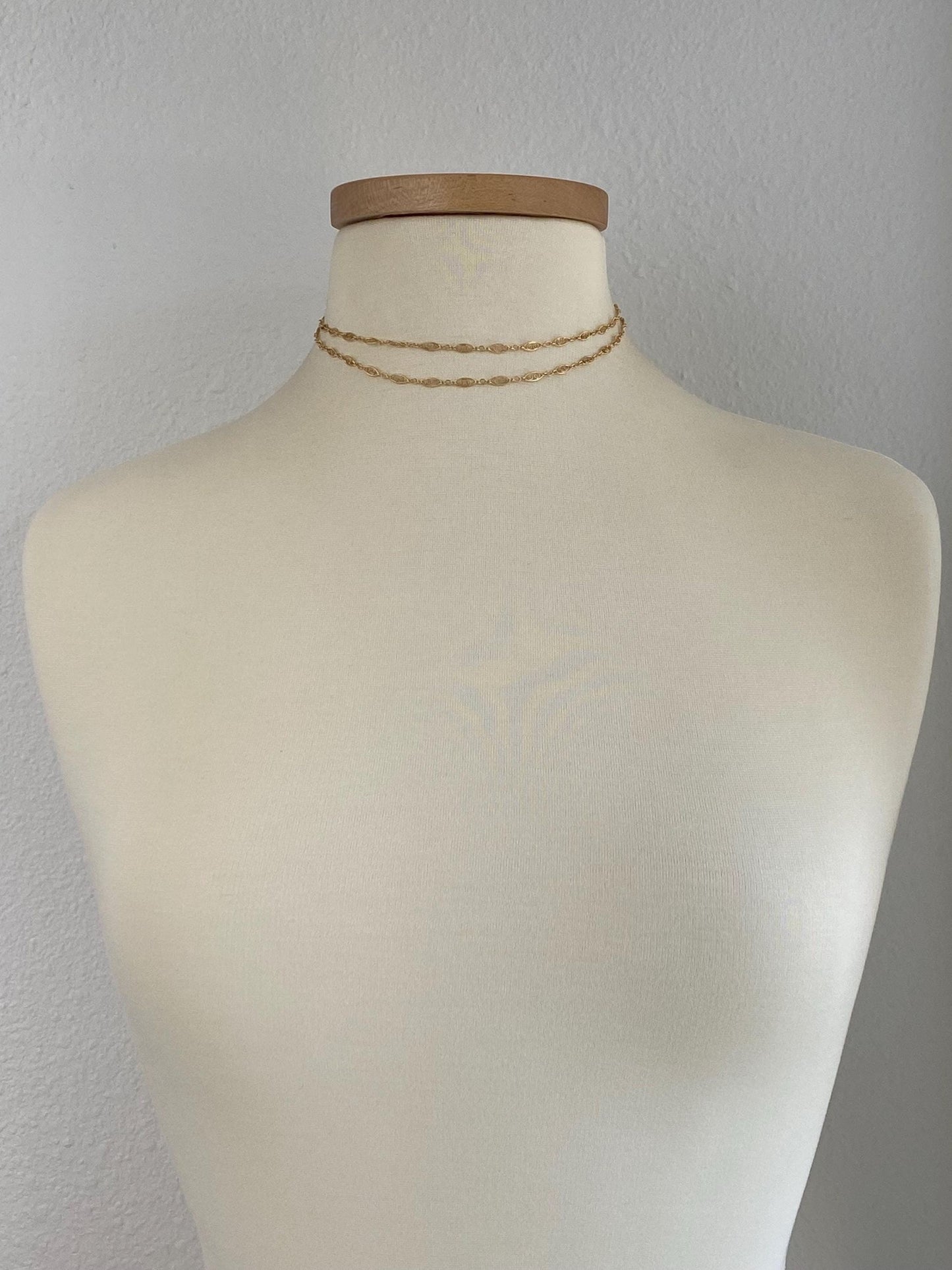 Vintage Solid 14k Yellow Gold Long Fancy Filigree Link Chain Necklace - 30 inches