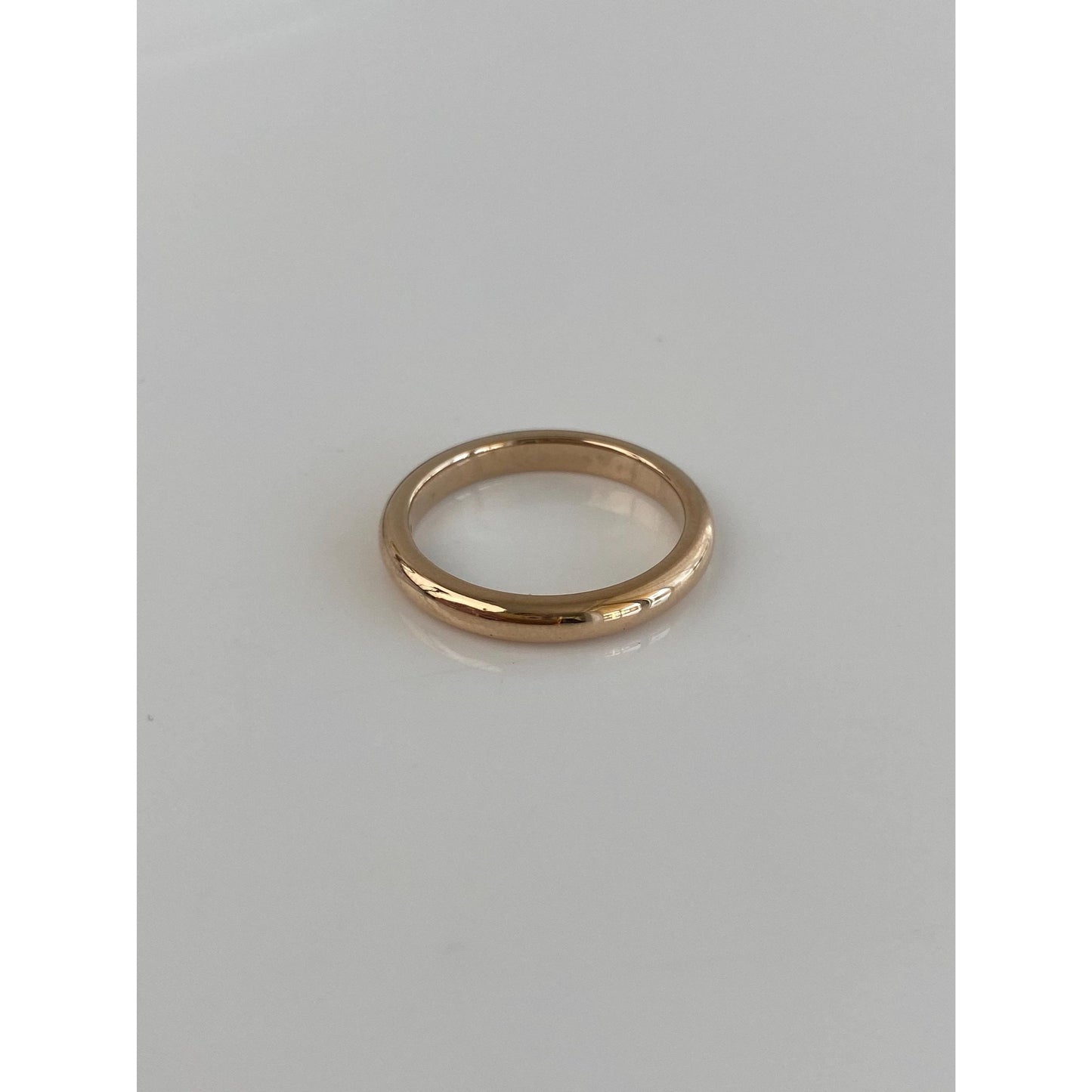 Vintage Solid 10k Yellow Gold Ring Band - Size 6.75