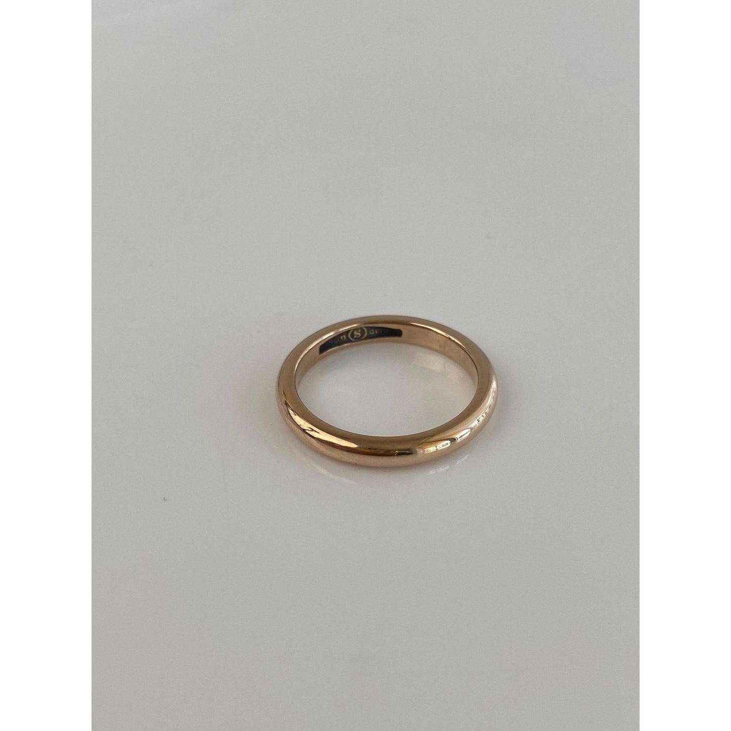 Vintage Solid 10k Yellow Gold Ring Band - Size 6.75