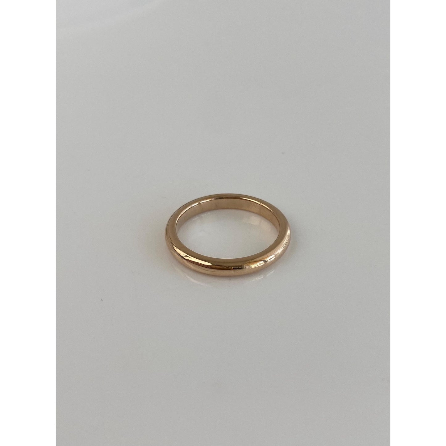 Vintage Solid 10k Yellow Gold Ring Band - Size 6.75